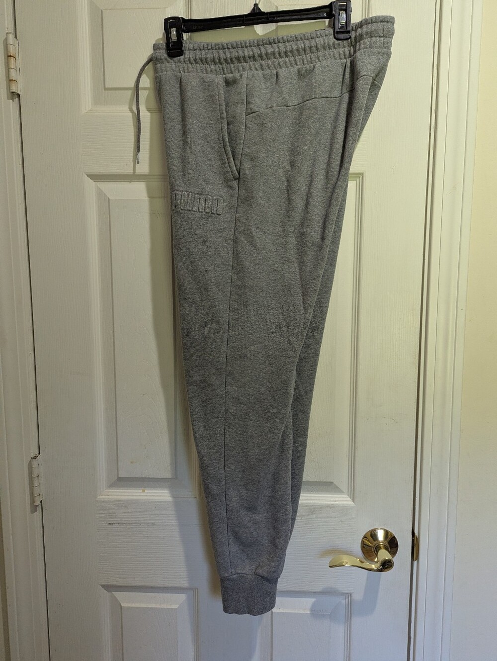 Puma Gray Fleece Joggers